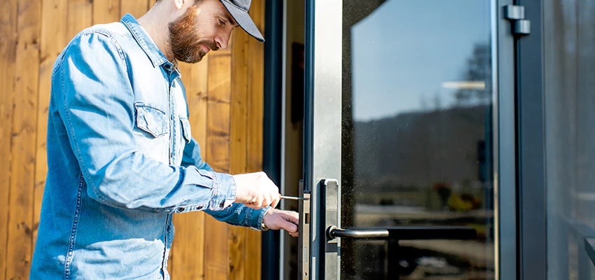 Frameless Glass Storefront Door Locks Replacement in Lennox, CA